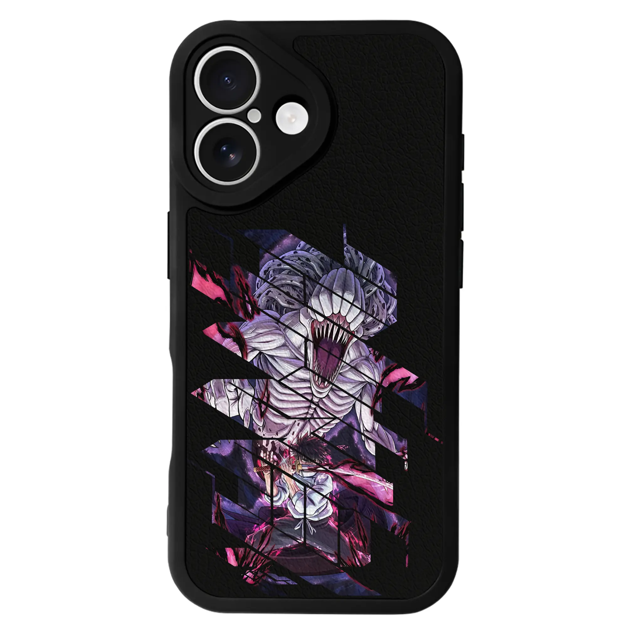 呪術廻戦 グッズ,乙骨 憂太 - IPhone 16シリーズ対応 ・ シリコンスマホケース ・ レザー調 ・ 高精度フィット ・ 耐衝撃 ・ ワイヤレス充電対応 ・ 精密カット